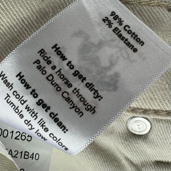 Tecovas Men's Straight Jeans in Cream - Picture 7 of 8